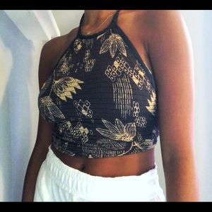 Floral Halter Top